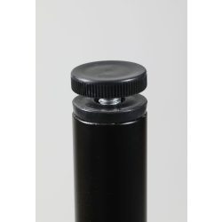 EasyFix Kantinebord 140x80 cm, Eg/Sort