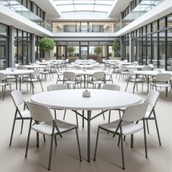 Park klapbord Ø160cmxH74 cm