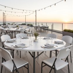 Park klapbord Ø160cmxH74 cm