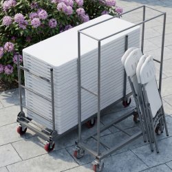 Park transportvogn til 16 klapborde