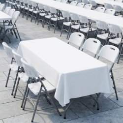 Park sæt til 6 pers. , 1 klapbord 6 klapstole