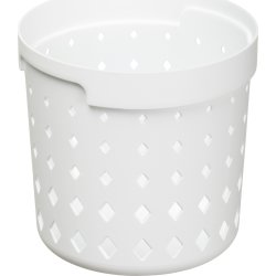 Seoul kurv, rund, medium, hvid