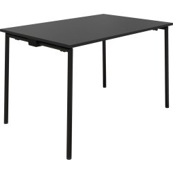 EasyFix Kantinebord 160x80 cm, Antracit/Sort