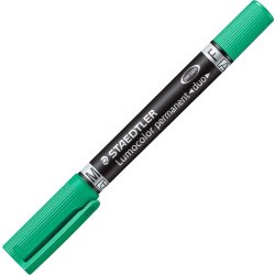 Staedtler 348 Duo Permanent Marker | Grøn
