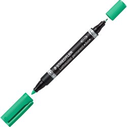 Staedtler 348 Duo Permanent Marker | Grøn