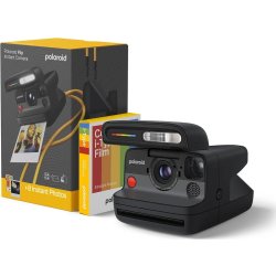 Polaroid Kamera Flip Sæt med Farvefilm, Sort