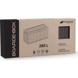 Hyndeboks Classic, plast, antracit, 116x43,3x55 cm