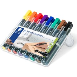 Staedtler 350 Permanent Marker | 8 farver