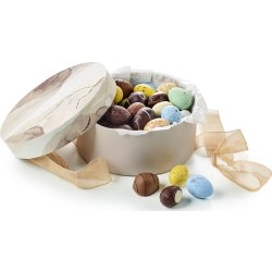 Hatteæske Brun Marmor Mixede Påskeæg, 500 g