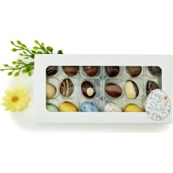 Gaveæske med 18 stk påskeæg, 180 g