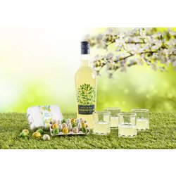 Limoncello & glas m. 12 stk gourmet æg, 85g
