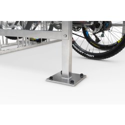 Bamberg Cykelskur, B 1/02, til forankring, galv.