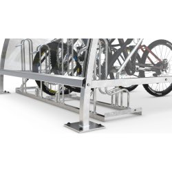 Bamberg Cykelskur, B 1/02, til forankring, galv.