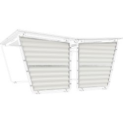 Siegen Sidepanel højre til cykelskur, S26-S29