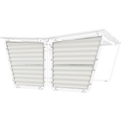 Siegen Sidepanel venstre til cykelskur, S26-S29