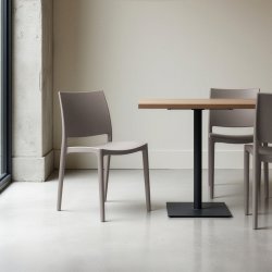 Dakota Kantinestol, taupe, 1 stk