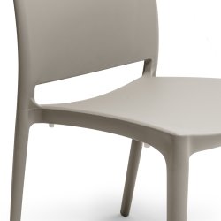 Dakota Kantinestol, taupe, 1 stk