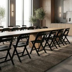 Novite klapstol, sort