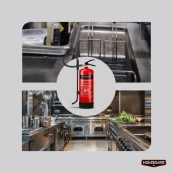 Housegard Fedt Brandslukker | 6 L | Rød