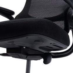 Salerno kontorstol, mesh ryg, sort