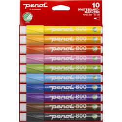 Penol 800 Whiteboard Marker | 10 farver