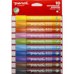 Penol 850 Whiteboard Marker | 10 farver