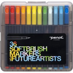 Penol Future Artist Softbrush markere | 36 farver