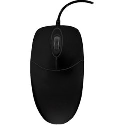 Contour Active Key vandtæt medicinsk usb mus, sort