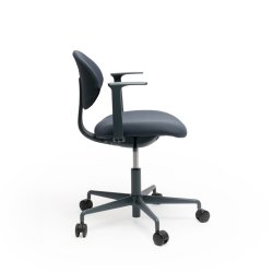 Roma konferencestol m/armlæn og tilt, blå