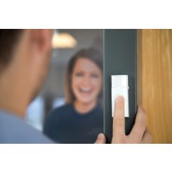 Alecto trådløs dørklokkesæt, hvid