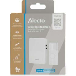 Alecto trådløs dørklokkesæt, hvid