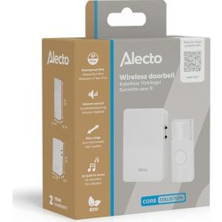 Alecto trådløs dørklokkesæt, hvid