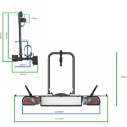 Pro-User DIAMANT I DK cykelholder, 1 cykel