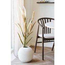 House Nordic Vase, Hvid, Ø30, keramik