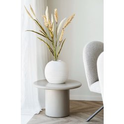 House Nordic Vase, Hvid, Ø30, keramik