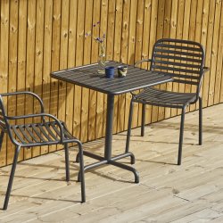 Ivy Cafébord L66x66cm, Antracit