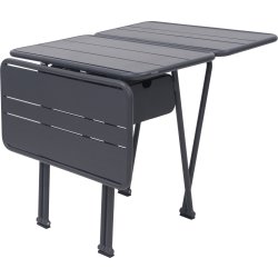 Ivy Foldebord 54-126x78x73cm, Antracit