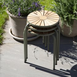 Marguerit Taburet ø32 x h44,5cm, Olivengrøn