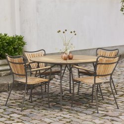 Marguerit Havebord ø120 cm, Mocca