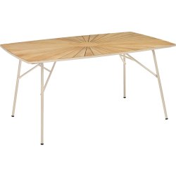 Marguerit Havebord L144 x B90cm, Taupe