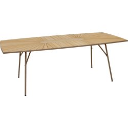 Marguerit Havebord L200 x B95cm, Mocca