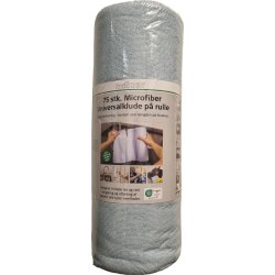 Mikrofiberklude på rulle | 40 x 20 cm | Lyseblå