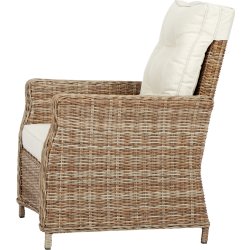 Gotland Loungestol med pumpe og hynder, natur