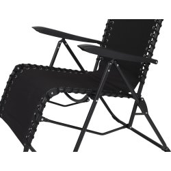 Roseline Havestol, foldbar, sort