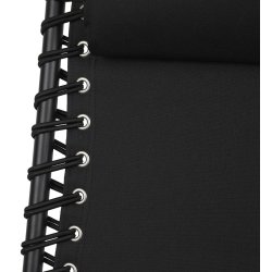 Roseline Havestol, foldbar, sort