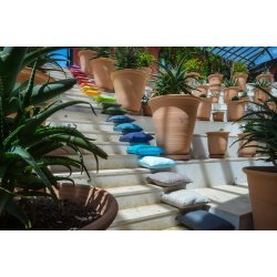 Panama Pude 40x60 cm, Safir blå