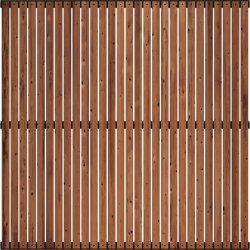 Plus Saga Træhegn, Thermowood, 150x150 cm.