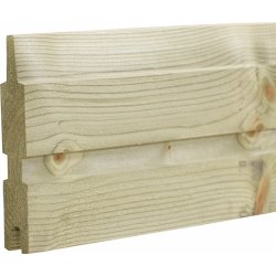 Plus Plank Profilhegn, natur, 174x203 cm.