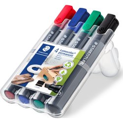 Staedtler 350 Permanent Marker | 4 farver