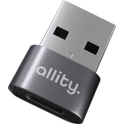 Allity ABA-101 OTG USB-C til USB-A adapter, grå